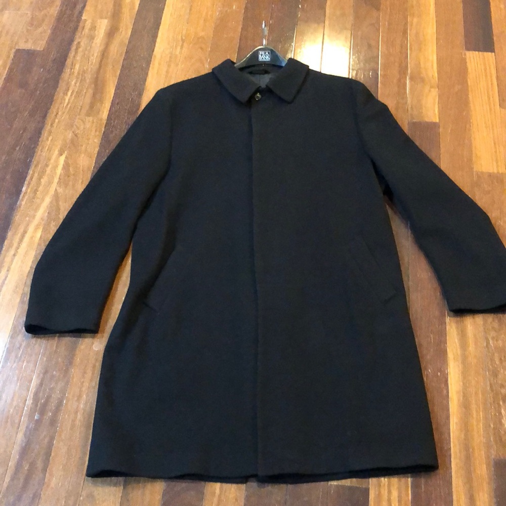 Jos. A. Bank Classic Black Overcoat